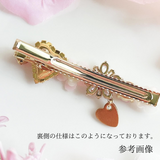 matte flower♡hair clip(オフホワイト)