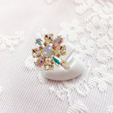 princess flower mystical white♡aurora(ring)
