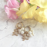 ベアチャンキーフープピアス