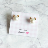 淡水くまピアス/イヤリング