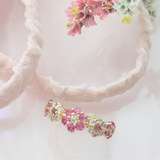 【10/10(土)21時発売】ピンククリスタルフラワーリング