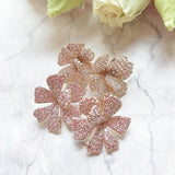 【予約】ダブルフラワーピアス【残り2点】