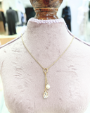 drop pearl necklace♡