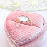 ローズクオーツリング(11号サイズ)【残り1点】