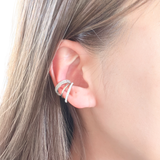 【3/22(日)21時発売】トリプルラインイヤーカフ/シルバー