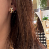リトルハートフープピアス