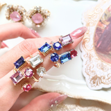 Crystal fork ring♡