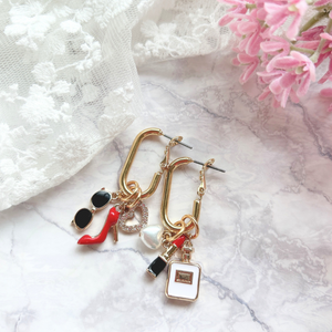 レディモチーフチャンキーピアス/イヤリング