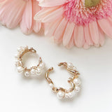 volume pearl ear cuff (２個セット)