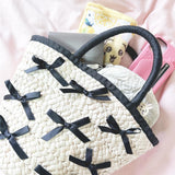 【SALE 50%OFF】Ribbon straw bag♡