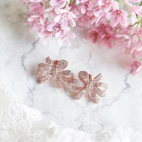 【予約】ピンクリボンピアス