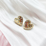 【予約】ハートインハートピアス【残り2点】