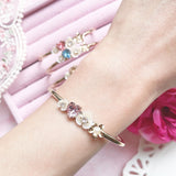 Botanical heart bangle♡