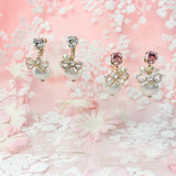 【8/29(土)21時発売】バックパールリボンピアス/イヤリング