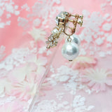 【8/29(土)21時発売】バックパールリボンピアス/イヤリング