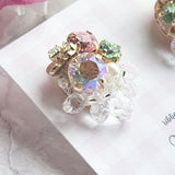 フェアリーフラワー ピアス/イヤリング(マルチカラー)