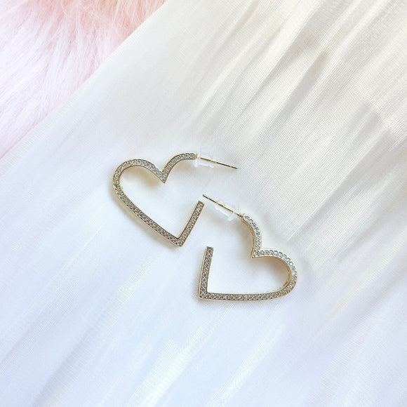 オープンハートピアス【残り1点】