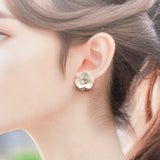 matte flower♡(earring/pierce)