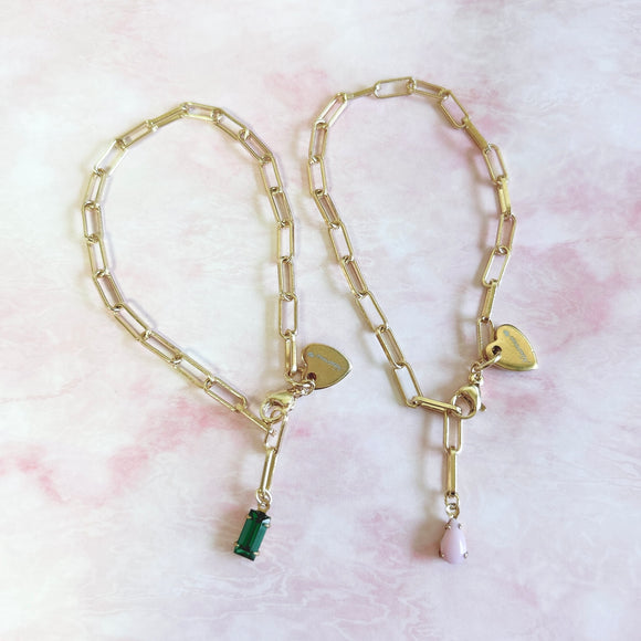 【残り1点】French vintage crystal bracelet