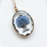 【残り2点】vintage cameo glass pendant(10th記念作品)