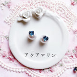 【8/8(火)21時より出品】heart pearl catch pierce♡(ピアスのみ)