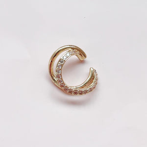 line stone ear cuff♡