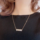 twinkle bar necklace