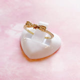 twinkle ribbon ring♡