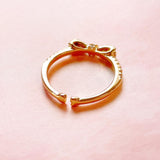 twinkle ribbon ring♡