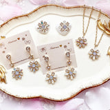 princess flower mystical white♡aurora (earring/pierce)