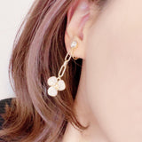 flower pave （earring/pierce）