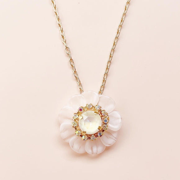 pretty flower (sakura pink/necklace)