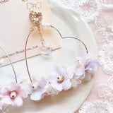 blooming heart wreathe♡artificial flower