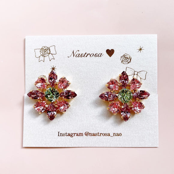 princess flower♡lisianthus (earring/pierce)