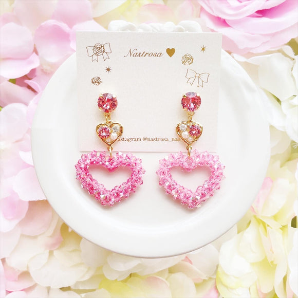 twinkle open heart♡pink