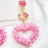 twinkle open heart♡pink