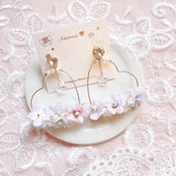 blooming heart wreathe♡artificial flower