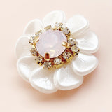 pretty flower (white/pierce•earring)