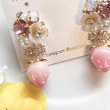 奈良県産いちご(earring/pierce)