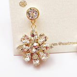 princess flower pierce/earring (crystal lily)