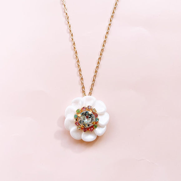 pretty flower♡white multi（necklace）