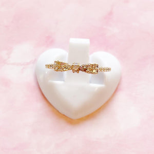 twinkle ribbon ring♡
