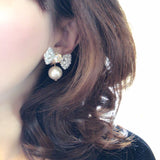 plump ribbon( earring/pierce)